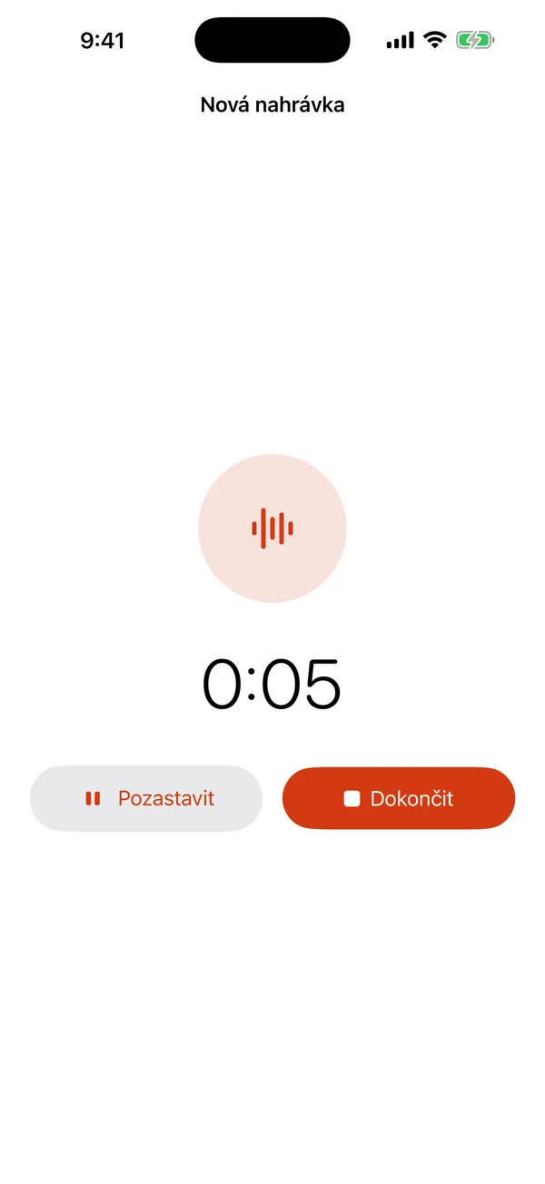 Pořiď nahrávku nebo nahraj soubor